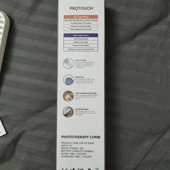Protouch, Led Hair growth therapy comb - Picture 4 of 6